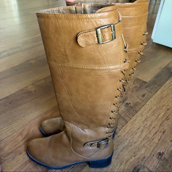 Shoes - *Sold in bundle trade*  Camel Colored Tall Boots 8